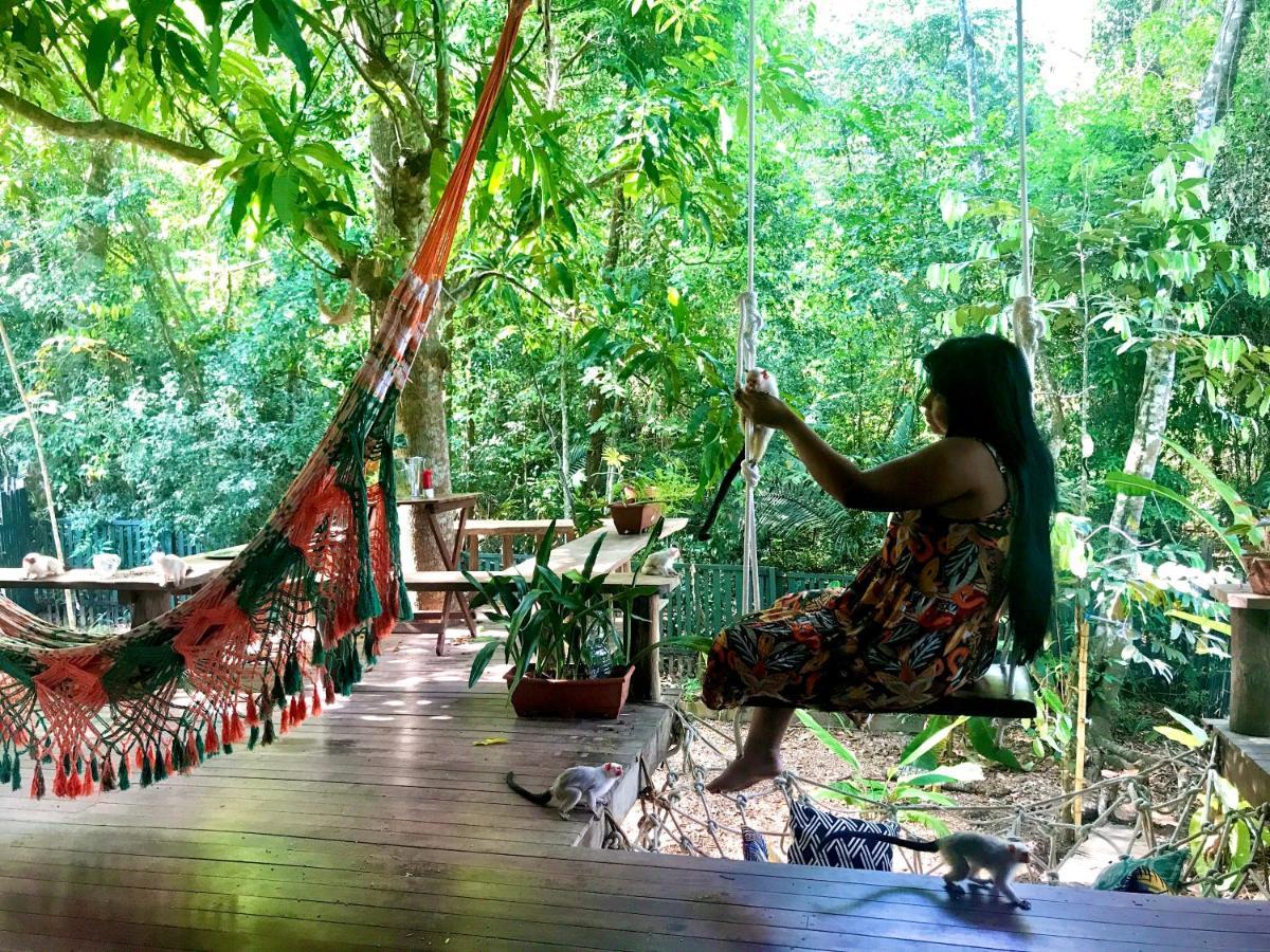 Casa Da Arvore, Sonho Na Amazonia, 2Min A Pe Da Praia Alter do Chão Esterno foto